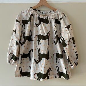 Marimekko Horse Print Top